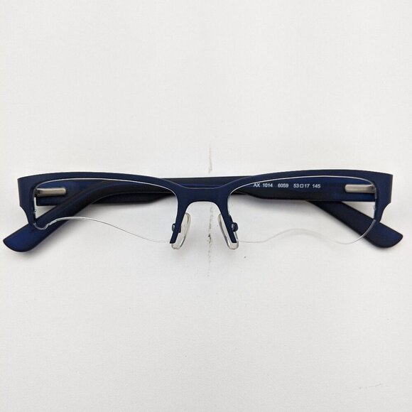 🕶️ Armani Exchange AX1014-6059 Semi rimless Eyeglasses 53/17-145 / ALH232 - Picture 1 of 8